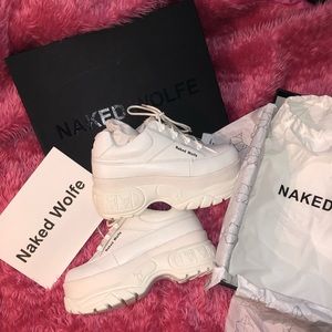 NEW Naked wolfe platform sporty sneakers